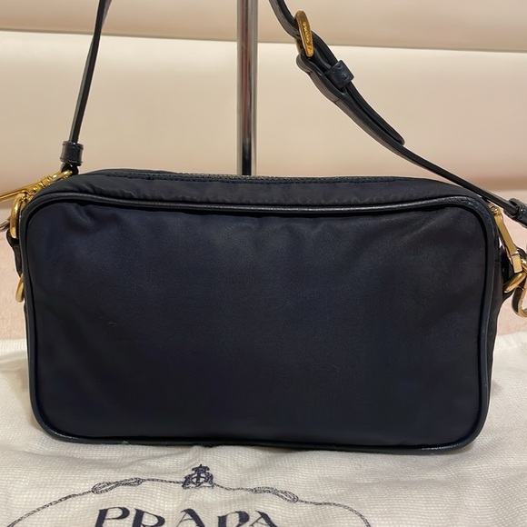 Prada Dark Navy Blue Nylon Camera Bag - Picture 4 of 16